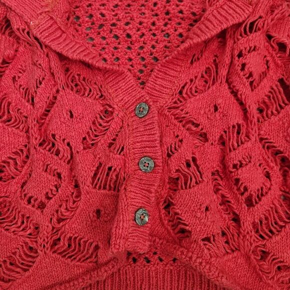 Free people Sedona Cardi in Guava Berry - Picture 3 of 6